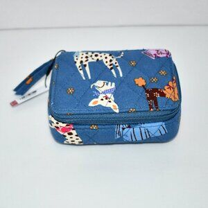 Vera Bradley Cotton Essential Travel Pill Case in Bark Park #50797-21475 NWT Det